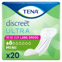 Albert Heijn Tena Discreet ultra mini maandverband aanbieding