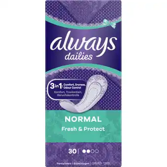 Albert Heijn Always Dailies normal inlegkruisjes aanbieding