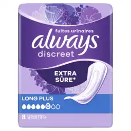 Albert Heijn Always Discreet incontinentieverband long plus aanbieding