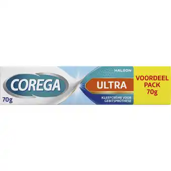 Albert Heijn Corega Ultra kleefcrème gebitsprothese voordeel aanbieding