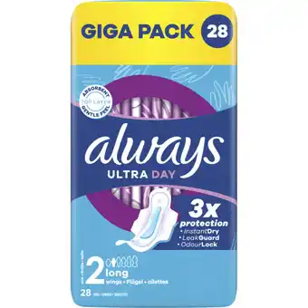 Albert Heijn Always Ultra day long maandverband giga pack aanbieding