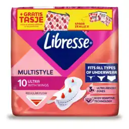 Albert Heijn Libresse Ultra regular multistyle maandverband aanbieding