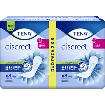 Albert Heijn Tena Discreet extra plus duo pack aanbieding