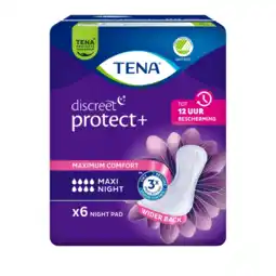 Albert Heijn Tena Discreet protect maxi night maandverband aanbieding