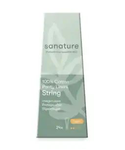 Albert Heijn Sanature 100% Katoenen inlegkruisjes string aanbieding