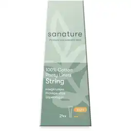 Albert Heijn Sanature 100% Katoenen inlegkruisjes string aanbieding