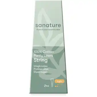 Albert Heijn Sanature 100% Katoenen inlegkruisjes string aanbieding