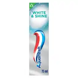 Albert Heijn Aquafresh White & shine tandpasta aanbieding