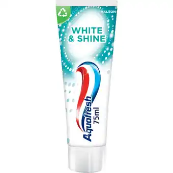Albert Heijn Aquafresh White & shine tandpasta aanbieding