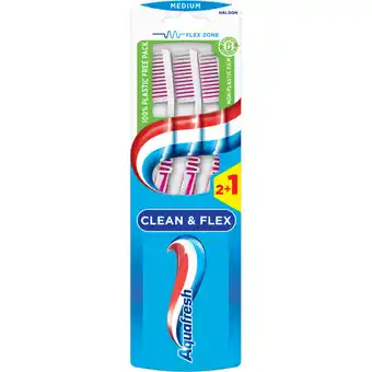 Albert Heijn Aquafresh Clean & flex medium tandenborstel aanbieding