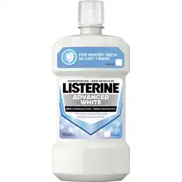 Albert Heijn Listerine Advanced white aanbieding