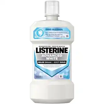 Albert Heijn Listerine Advanced white aanbieding