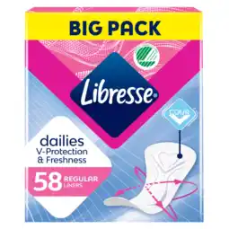 Albert Heijn Libresse Dailies regular inlegkruisjes big pack aanbieding