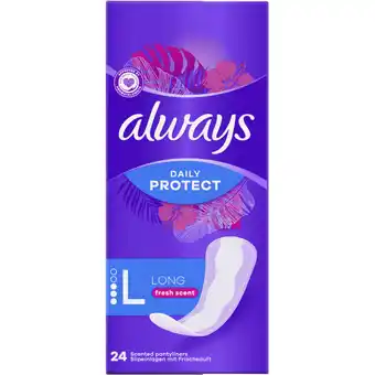 Albert Heijn Always Dailies large fresh scent inlegkruisjes aanbieding