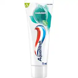Albert Heijn Aquafresh Cool mint tandpasta voor gezonde tanden aanbieding