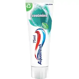 Albert Heijn Aquafresh Cool mint tandpasta voor gezonde tanden aanbieding