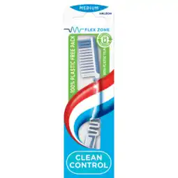 Albert Heijn Aquafresh Clean control medium tandenborstel aanbieding