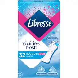 Albert Heijn Libresse Dailies fresh regular deo inlegkruisjes aanbieding