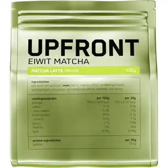 Albert Heijn Upfront Eiwit matcha aanbieding