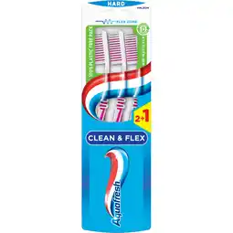 Albert Heijn Aquafresh Clean & flex hard tandenborstel aanbieding