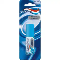 Albert Heijn Aquafresh Freshmint mondspray aanbieding