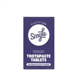 Albert Heijn Smyle Whitening pro toothpaste tablets navul aanbieding