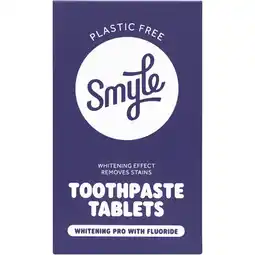 Albert Heijn Smyle Whitening pro toothpaste tablets navul aanbieding