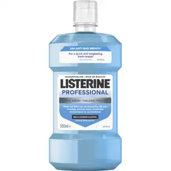 Albert Heijn Listerine Professional frisse adem aanbieding