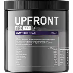 Albert Heijn Upfront Pre pro 3.0 zwarte bes smaak aanbieding