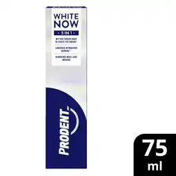 Albert Heijn Prodent Tandpasta white now 3-in-1 aanbieding