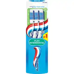 Albert Heijn Aquafresh Flex interdental medium tandenborstel aanbieding