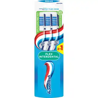 Albert Heijn Aquafresh Flex interdental medium tandenborstel aanbieding