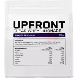 Albert Heijn Upfront Eiwit limonade cassis aanbieding