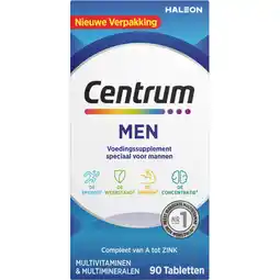 Albert Heijn Centrum Men multivitaminen tabletten aanbieding
