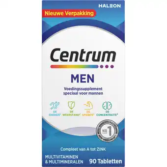 Albert Heijn Centrum Men multivitaminen tabletten aanbieding