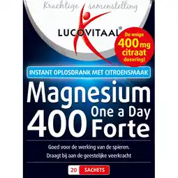 Albert Heijn Lucovitaal Magnesium 400 one a day forte aanbieding