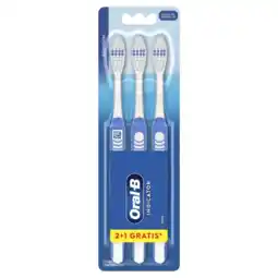 Albert Heijn Oral-B 123 classic care tandenborstel 3-pack aanbieding