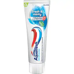 Albert Heijn Aquafresh Freshmint 3-in-1 bescherming tandpasta aanbieding