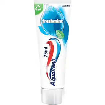 Albert Heijn Aquafresh Freshmint 3-in-1 bescherming tandpasta aanbieding