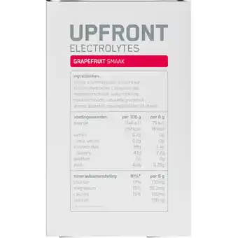 Albert Heijn Upfront Electrolytes grapefruitsmaak aanbieding