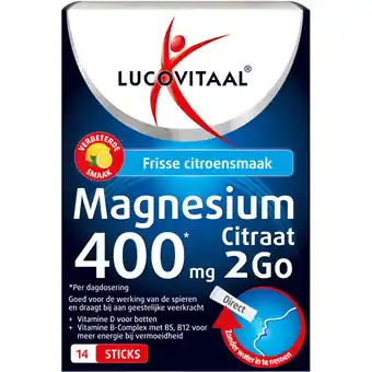 Albert Heijn Lucovitaal Magnesium citraat 400mg aanbieding