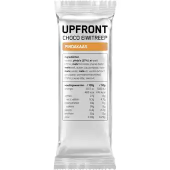 Albert Heijn Upfront Choco eiwitreep pindakaas aanbieding