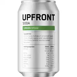 Albert Heijn Upfront Soda limoen smaak aanbieding