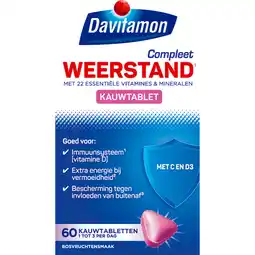 Albert Heijn Davitamon Compleet kauwvitamines bosvruchten aanbieding