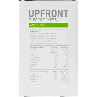 Albert Heijn Upfront Elektrolytes appel smaak aanbieding