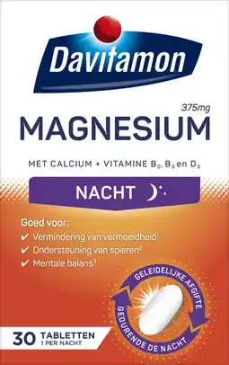 Albert Heijn Davitamon Magnesium nacht tabletten aanbieding