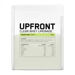 Albert Heijn Upfront Clear whey limonade limoen munt smaak aanbieding