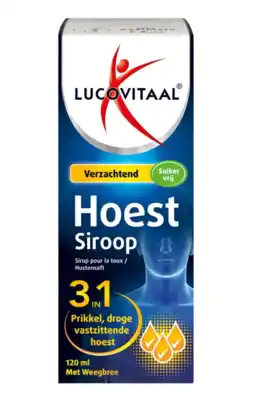Albert Heijn Lucovitaal Hoest siroop 3in1 aanbieding