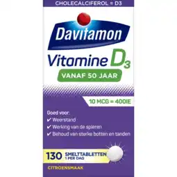 Albert Heijn Davitamon Vitamine D 50+ citroensmaak aanbieding