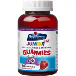 Albert Heijn Davitamon Junior gummies aardbeiensmaak aanbieding